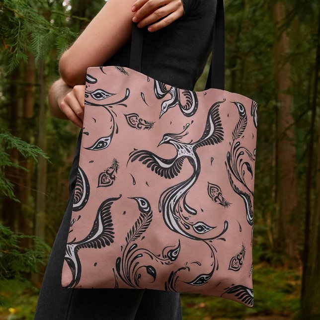 Pfauenmuster Artistic Bird Toop Bag (Von Creator hochgeladen)