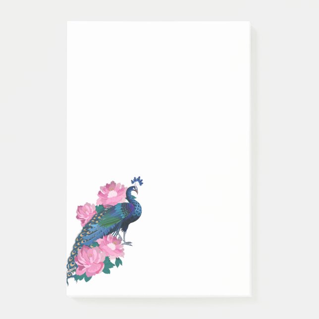 Pfauennachweise Post-it Klebezettel (Vorderseite)