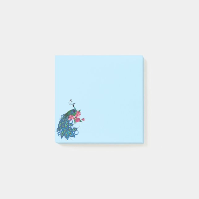 Pfauennachweise Post-it Klebezettel (Vorderseite)