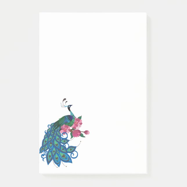 Pfauennachweise Post-it Klebezettel (Vorderseite)