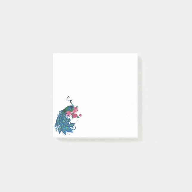 Pfauennachweise Post-it Klebezettel (Vorderseite)