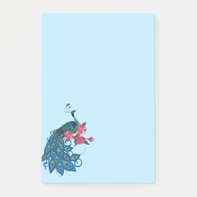 Pfauennachweise Post-it Klebezettel (Vorderseite)