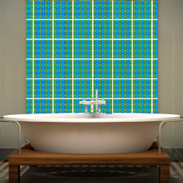 Pfauenplumpe Muster Keramik Kachel