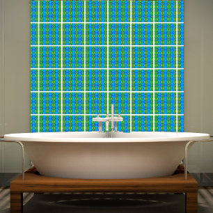 Pfauenplumpe Muster Keramik Kachel