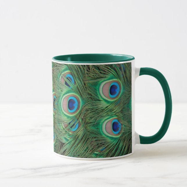 Pfauenplumpe Tasse (Rechts)