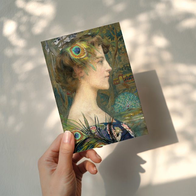 Pfauenprofil | Edgard Maxence Karte (Von Creator hochgeladen)