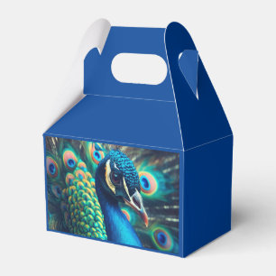 Pfauenprofil Geschenkschachtel