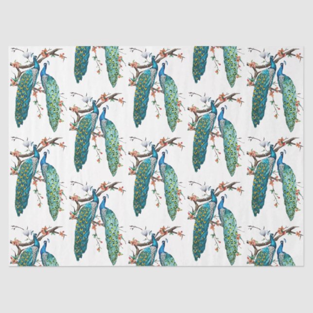 Pfauenreihe 6 seidenpapier (Vorderseite)