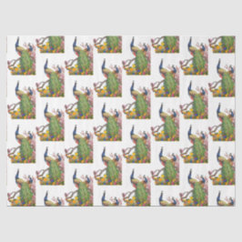 Pfauenreihe 7 seidenpapier