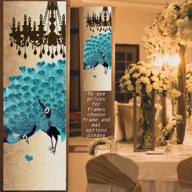 Pfauenroaring 20's Wedding Poster (Von Creator hochgeladen)