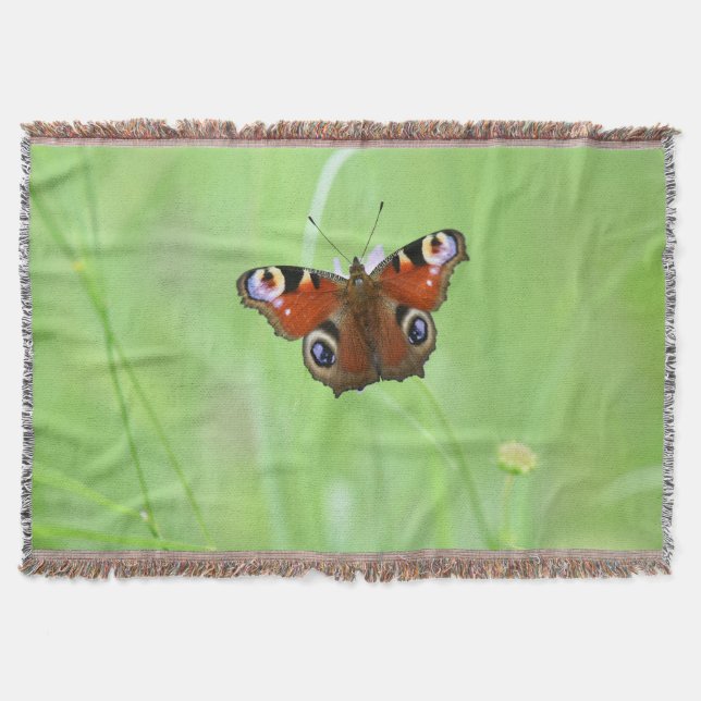 Pfauenschmetterling Decke (Vorderseite)