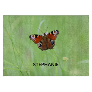 Pfauenschmetterling Schneidebrett