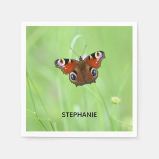 Pfauenschmetterling Serviette