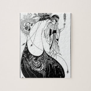Pfauenschurz Beardsley Nouveau Puzzle