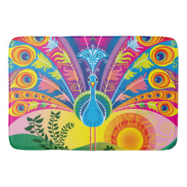 Pfauenschwanz-Radiance Badematte