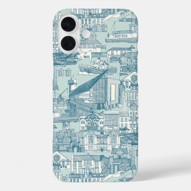 Pfauenseeglas Case-Mate iPhone Hülle (Rückseite)