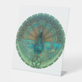 Pfauensymbol Sockelschild