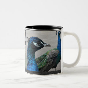 PfauenTasse Zweifarbige Tasse