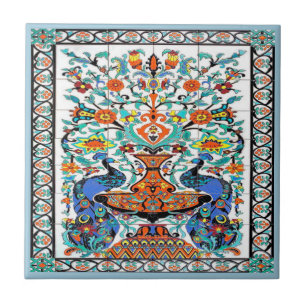 Pfauenvögel-Tile, Fliese