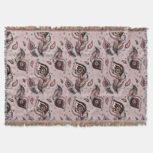 Pfaufedermuster Decke