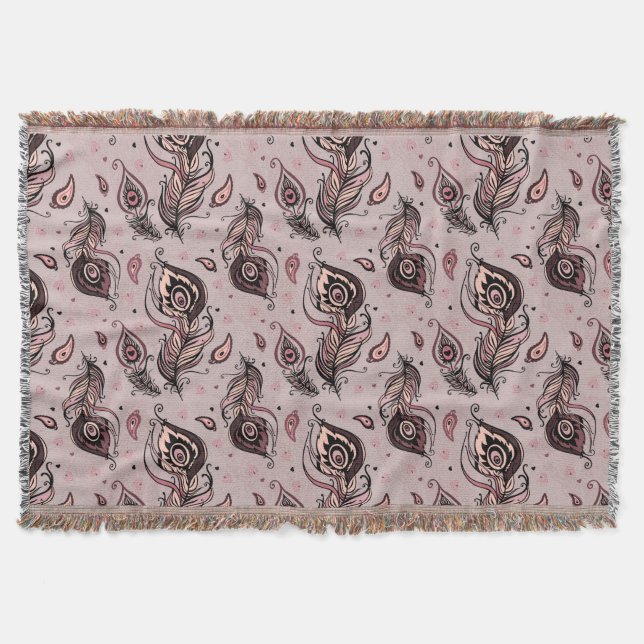 Pfaufedermuster Decke (Vorderseite)