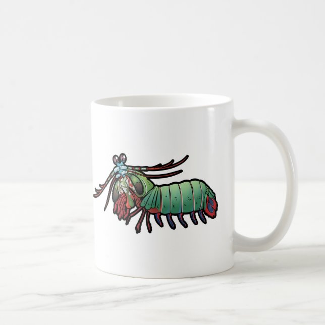 Pfaumantis-Garnele Tasse (Rechts)