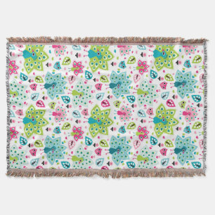 Pfauvogel und -eule decke