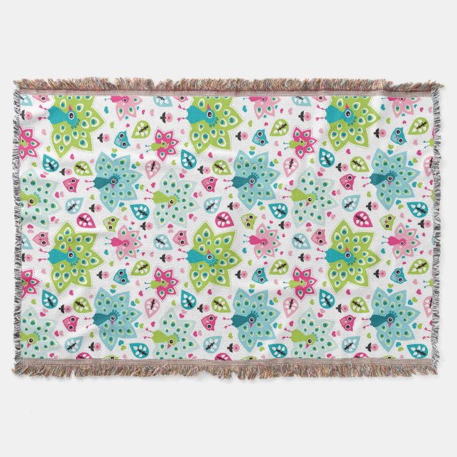 Pfauvogel und -eule decke (Vorderseite)