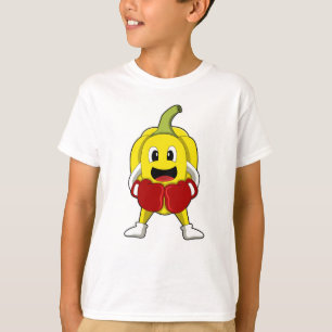 Pfeffer als Boxer mit Boxhandschuhen T-Shirt