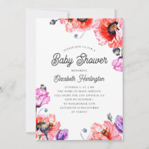 Pfeffer Aquarellrote Blume. Bläschendusche