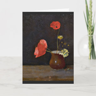 Pfeffer, Blumengemälde von Odilon Redon Karte