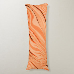 Pfeffer in orangefarbenen, gekrümmten Flaschen Seitenschläferkissen