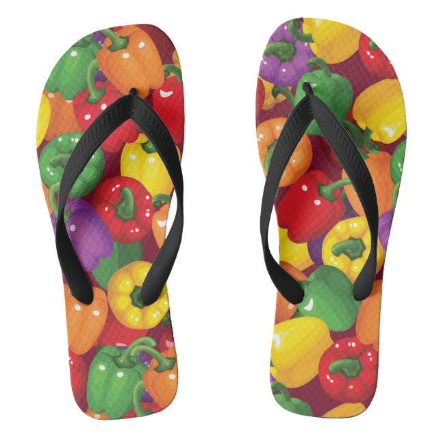 Pfeffer-Muster Flip Flops (Fußbett)
