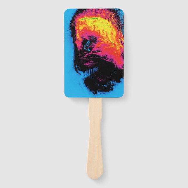 Pfeffer und Kunststoffschall Fächer (Vorderseite)