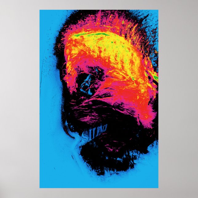 Pfeffer und Kunststoffschall Poster (Vorne)