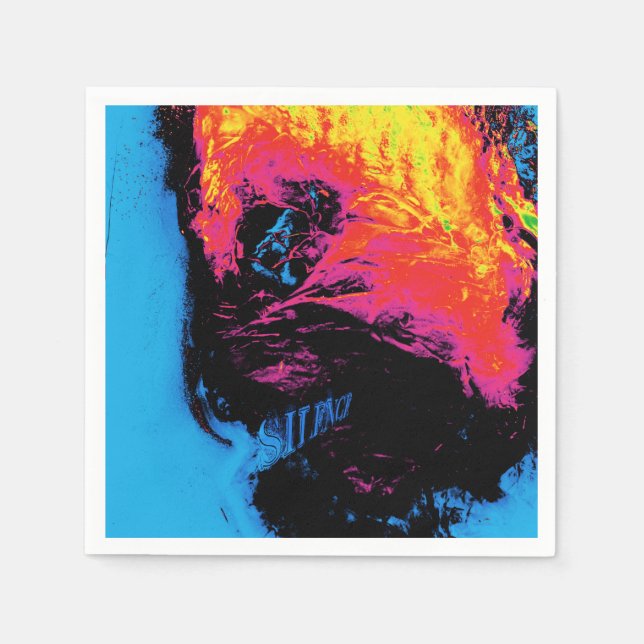 Pfeffer und Kunststoffschall Serviette (Vorderseite)