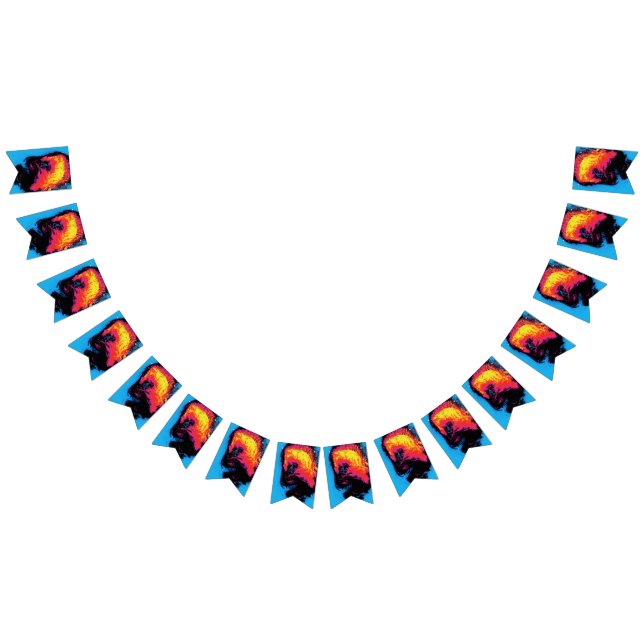 Pfeffer und Kunststoffschall Wimpelkette (Alle)