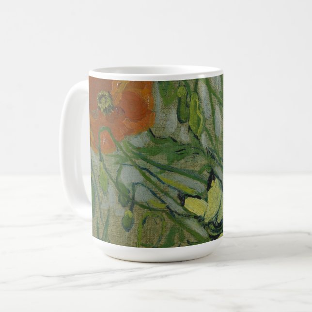 Pfeffer und Schmetterlinge von Vincent Van Gogh Po Kaffeetasse (Vorderseite Links)