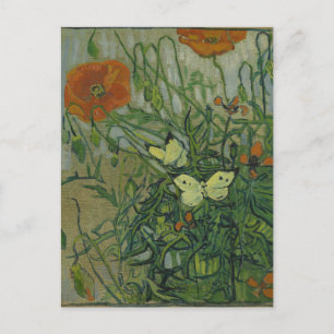 Pfeffer und Schmetterlinge von Vincent Van Gogh Postkarte