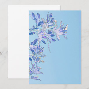 Pfefferbaum-Blätter Einladungskarte Ankündigung