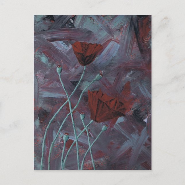 Pfefferkuchen abstrakt postkarte (Vorderseite)