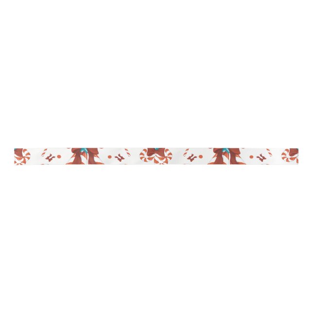 Pfefferminz-Charm Satinband (Vorderseite)