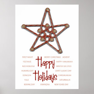 Pfefferminz-Feiertags-Plakat Poster