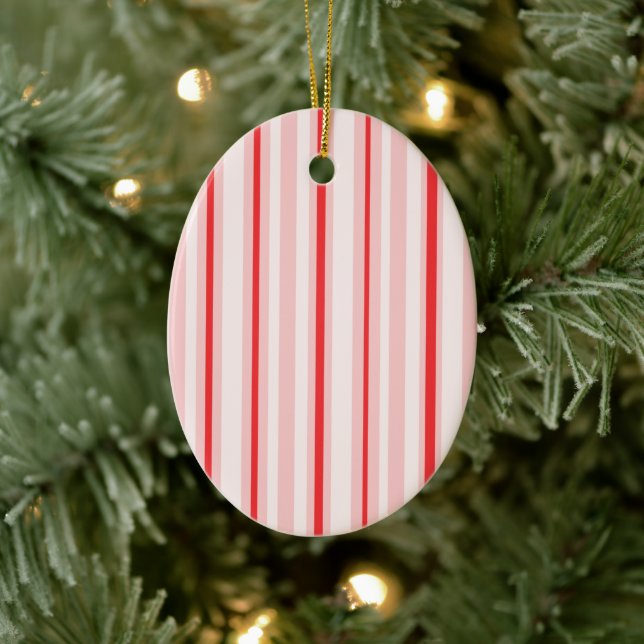Pfefferminz/gestreifter Weihnachtsschmuck (Baum)