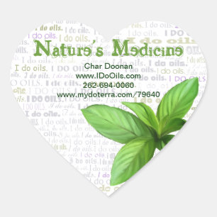 Pfefferminz-"ich tue Öl-" Aufkleber