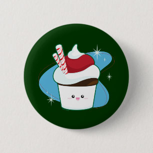 Pfefferminz-kleiner Kuchen Button