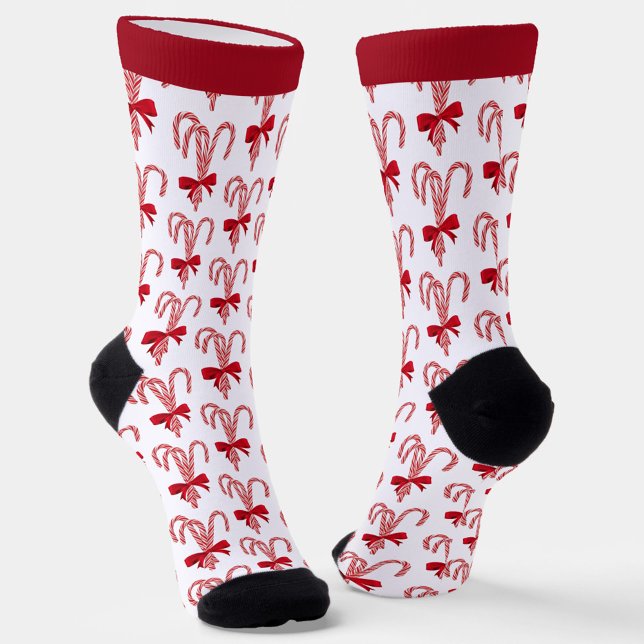 Pfefferminz-Lutscher-All-Over-Print-Socken Socken (Von Creator hochgeladen)