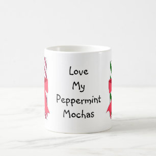 Pfefferminz-Mochas Tasse