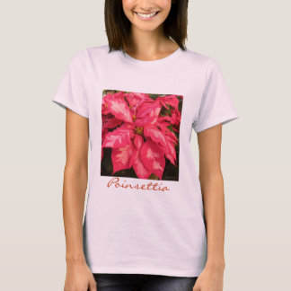 Pfefferminz-rosa Poinsettia T-Shirt