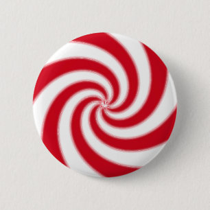 Pfefferminz-Süßigkeit Button
